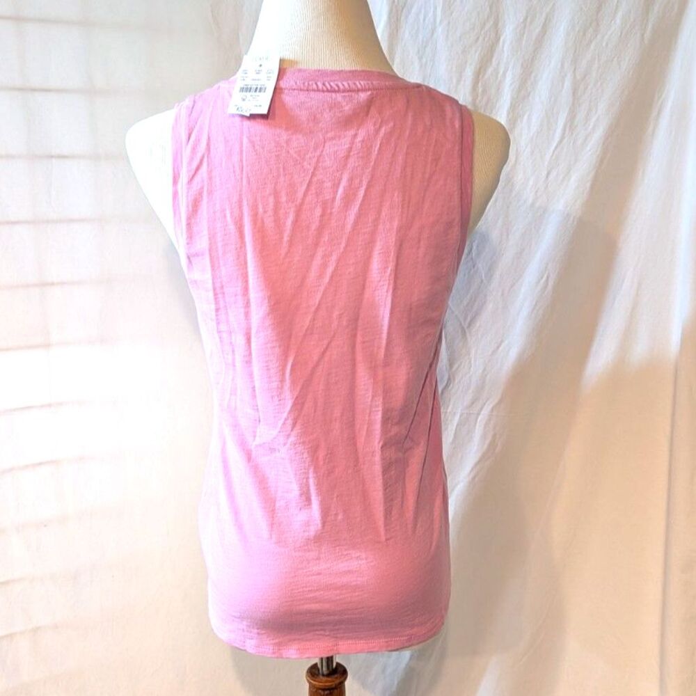 J Crew Slub Cotton V-Neck Tank, size XS - Picture 3 of 6